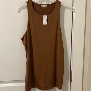 Tan tank top- NWT